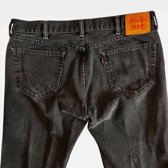 38x32 Levi 505 Black Denim Jeans - Picture 6 of 7